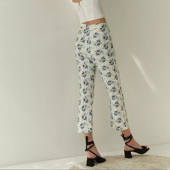 Laura Ashley x Urban Outfitters High Rise Floral Kick Flare Pant - Picture 3 of 8